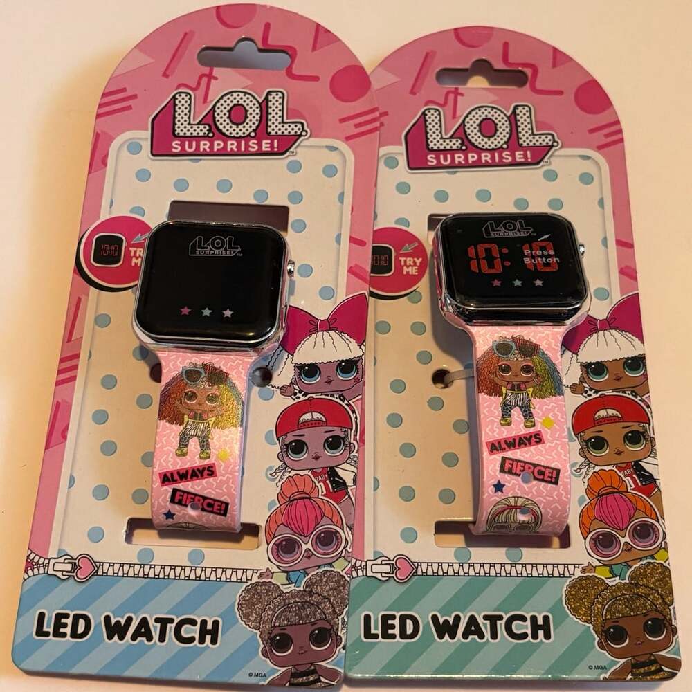 L.O.L. Surprise! LED Watch Lot of 2 Always Fierce Pink